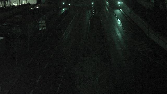 Webcam au début de l'autoroute A43. Caméra située à Lyon sur l'avenue Jean Mermoz. Vue orientée vers Grenoble et Bourgoin-Jallieu