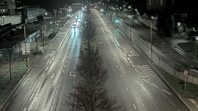 Webcam au début de l'autoroute A43. Caméra située à Lyon sur l'avenue Jean Mermoz. Vue orientée vers Grenoble et Bourgoin-Jallieu