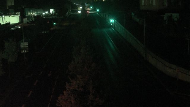 Webcam au début de l'autoroute A43. Caméra située à Lyon sur l'avenue Jean Mermoz. Vue orientée vers Grenoble et Bourgoin-Jallieu