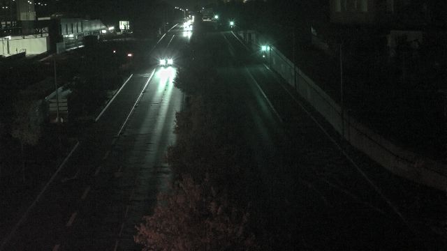 Webcam au début de l'autoroute A43. Caméra située à Lyon sur l'avenue Jean Mermoz. Vue orientée vers Grenoble et Bourgoin-Jallieu
