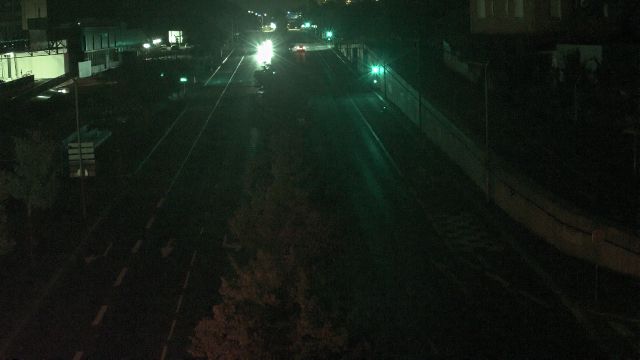 Webcam au début de l'autoroute A43. Caméra située à Lyon sur l'avenue Jean Mermoz. Vue orientée vers Grenoble et Bourgoin-Jallieu