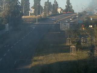 <h2>Webcam à proximité de l'A43 à Bron à la jonction entre le Boulevard de l'Université et la rue A.Bouloche. Vue orientée vers la Porte des Alpes</h2>
