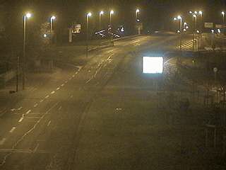 Webcam à proximité de l'A43 à Bron à la jonction entre le Boulevard de l'Université et la rue A.Bouloche. Vue orientée vers la Porte des Alpes