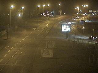 Webcam à proximité de l'A43 à Bron à la jonction entre le Boulevard de l'Université et la rue A.Bouloche. Vue orientée vers la Porte des Alpes