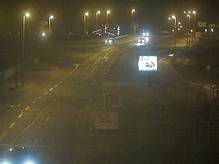 Webcam à proximité de l'A43 à Bron à la jonction entre le Boulevard de l'Université et la rue A.Bouloche. Vue orientée vers la Porte des Alpes