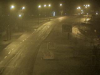 Webcam à proximité de l'A43 à Bron à la jonction entre le Boulevard de l'Université et la rue A.Bouloche. Vue orientée vers la Porte des Alpes
