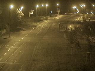 Webcam à proximité de l'A43 à Bron à la jonction entre le Boulevard de l'Université et la rue A.Bouloche. Vue orientée vers la Porte des Alpes