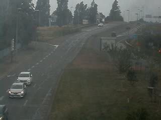 Webcam à proximité de l'A43 à Bron à la jonction entre le Boulevard de l'Université et la rue A.Bouloche. Vue orientée vers la Porte des Alpes