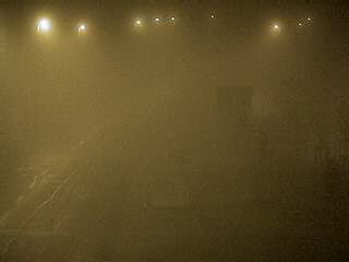 Webcam à proximité de l'A43 à Bron à la jonction entre le Boulevard de l'Université et la rue A.Bouloche. Vue orientée vers la Porte des Alpes