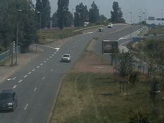 <h2>Webcam à proximité de l'A43 à Bron à la jonction entre le Boulevard de l'Université et la rue A.Bouloche. Vue orientée vers la Porte des Alpes</h2>