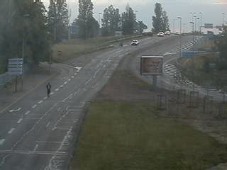 Webcam à proximité de l'A43 à Bron à la jonction entre le Boulevard de l'Université et la rue A.Bouloche. Vue orientée vers la Porte des Alpes