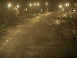 Webcam à proximité de l'A43 à Bron à la jonction entre le Boulevard de l'Université et la rue A.Bouloche. Vue orientée vers la Porte des Alpes