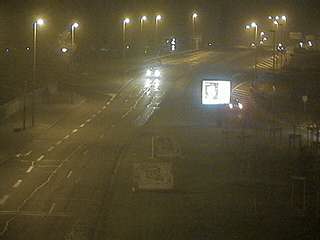 Webcam à proximité de l'A43 à Bron à la jonction entre le Boulevard de l'Université et la rue A.Bouloche. Vue orientée vers la Porte des Alpes