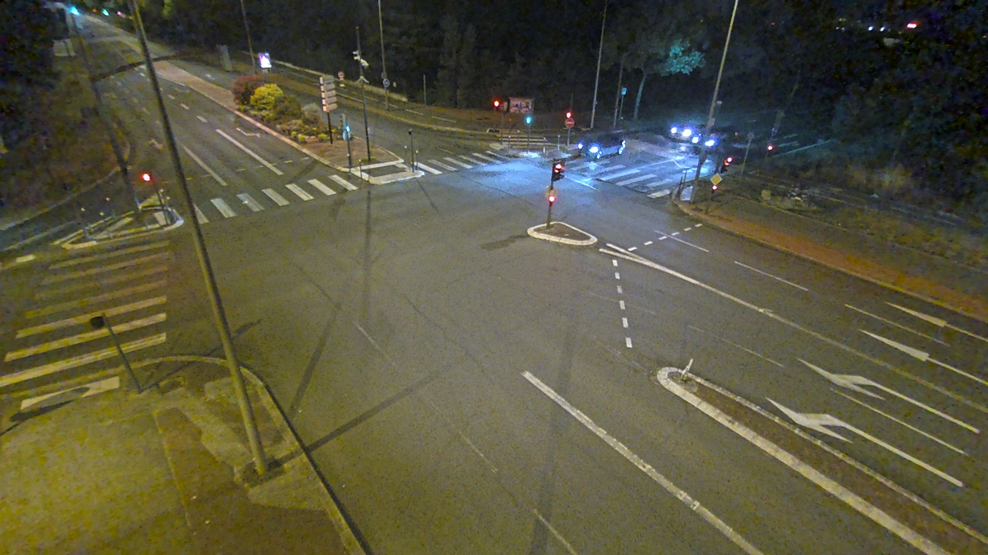 Webcam proche de l'A43 à Bron à la jonction entre le Boulevard de l'Université (D112) et l'avenue Général de Gaulle (D506). Vue orientée vers Eurexpo