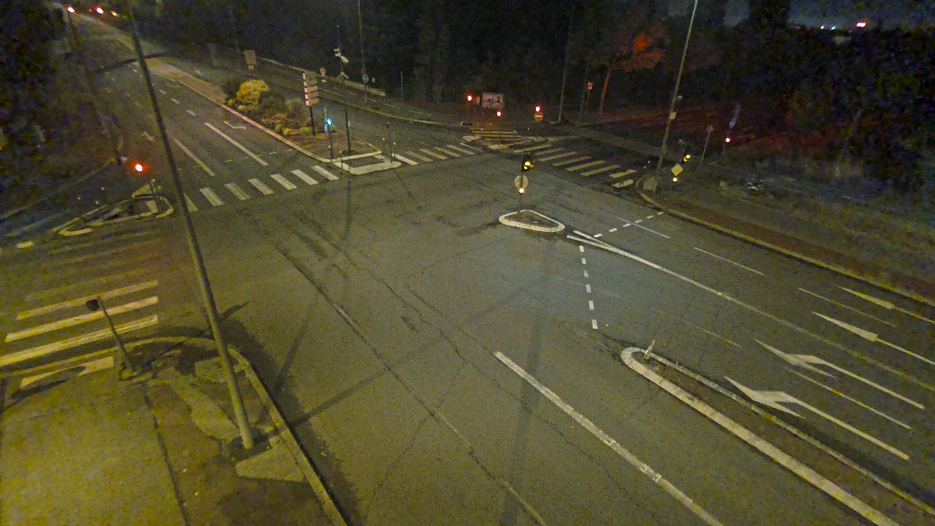 Webcam proche de l'A43 à Bron à la jonction entre le Boulevard de l'Université (D112) et l'avenue Général de Gaulle (D506). Vue orientée vers Eurexpo