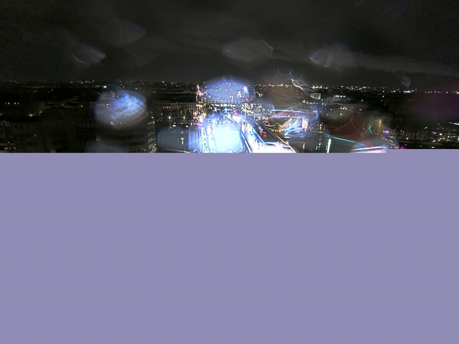 Caméra autoroute à Lyon Perrache à l'entrée Sud du Tunnel sous Fourvière, en direction de Marseille