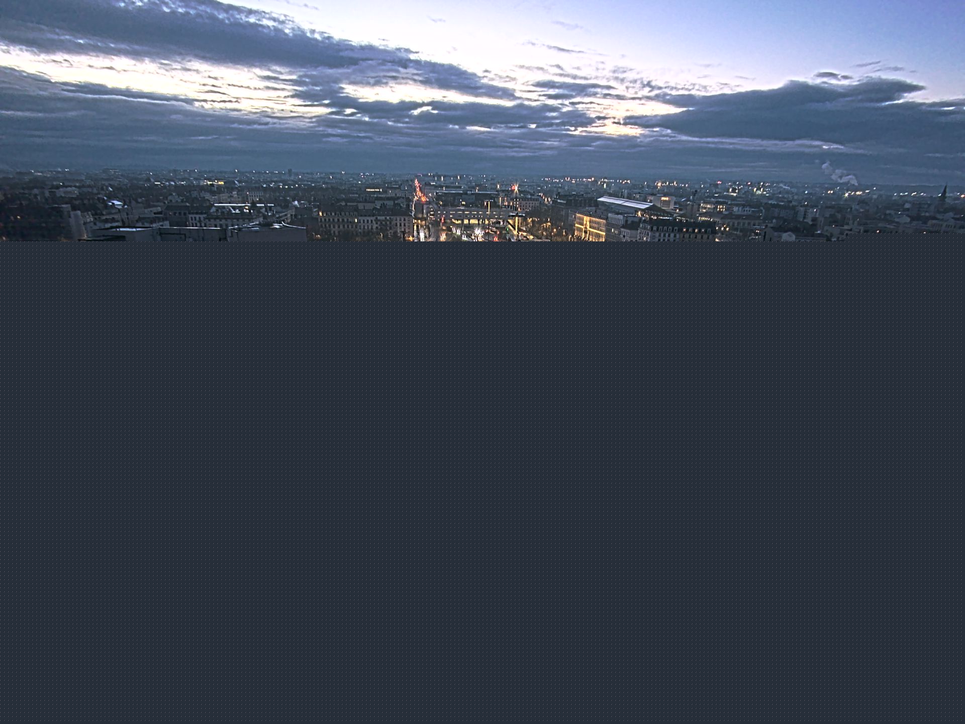Caméra autoroute à Lyon Perrache à l'entrée Sud du Tunnel sous Fourvière, en direction de Marseille