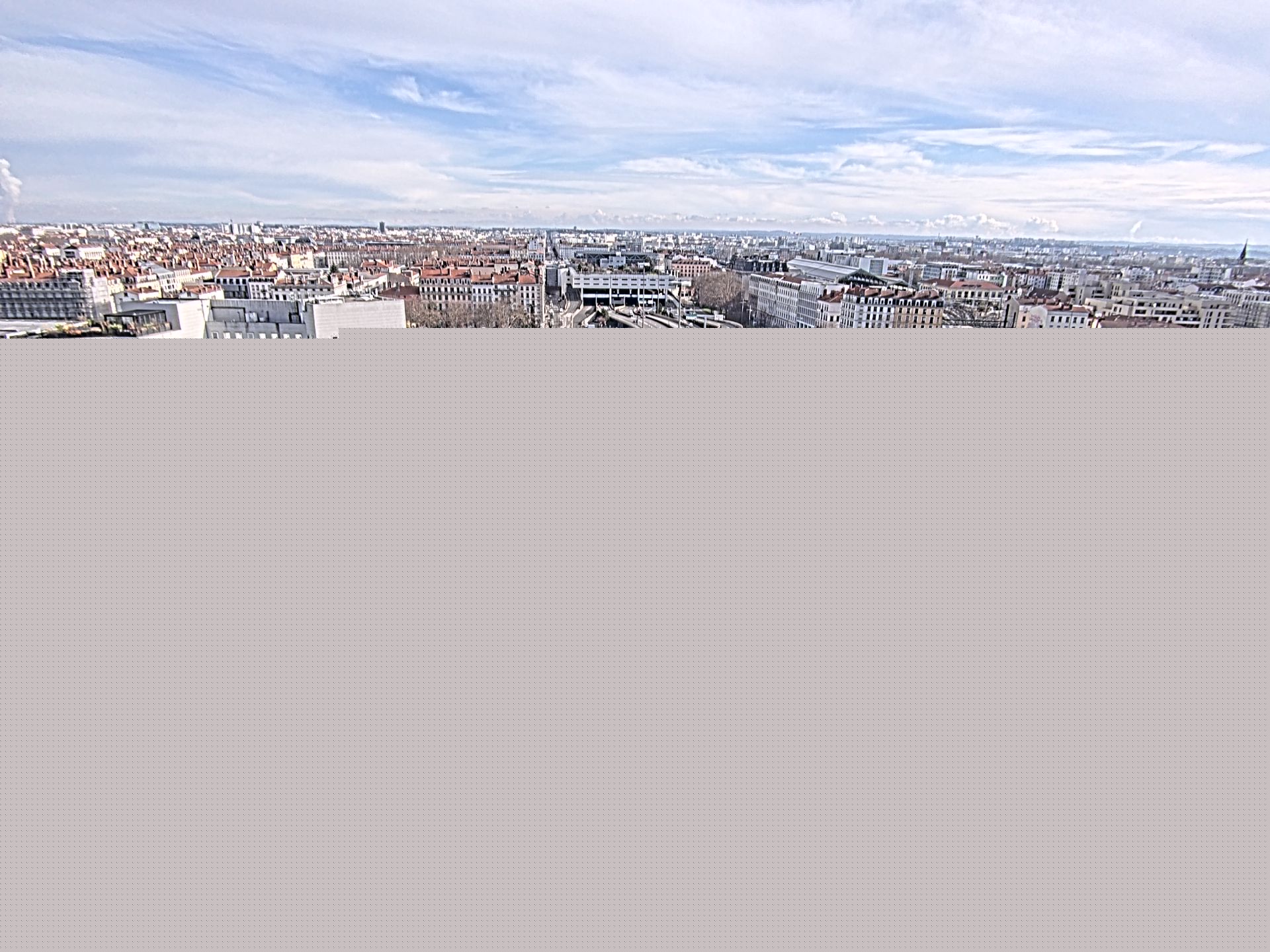 Caméra autoroute à Lyon Perrache à l'entrée Sud du Tunnel sous Fourvière, en direction de Marseille