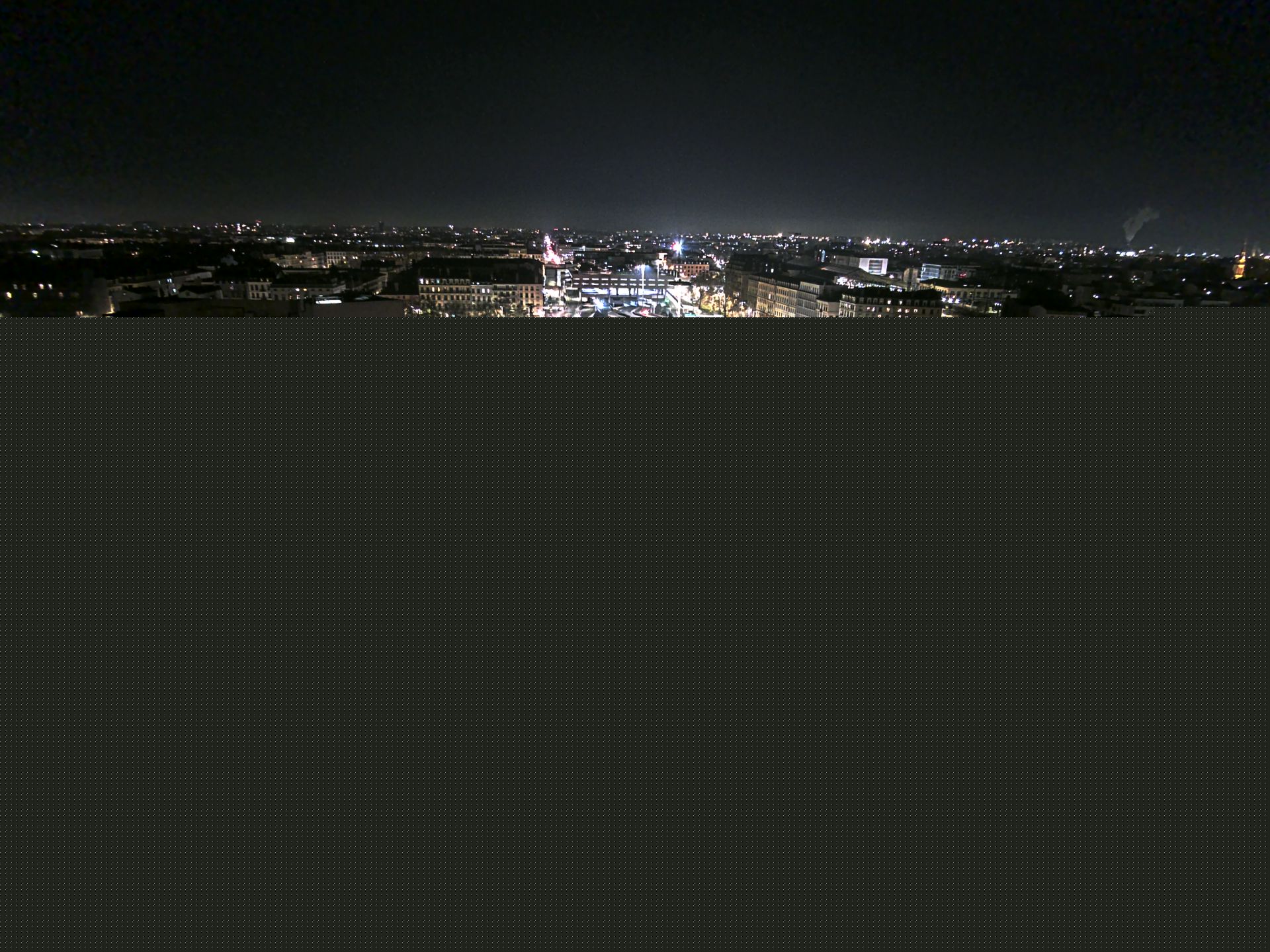 Caméra autoroute à Lyon Perrache à l'entrée Sud du Tunnel sous Fourvière, en direction de Marseille
