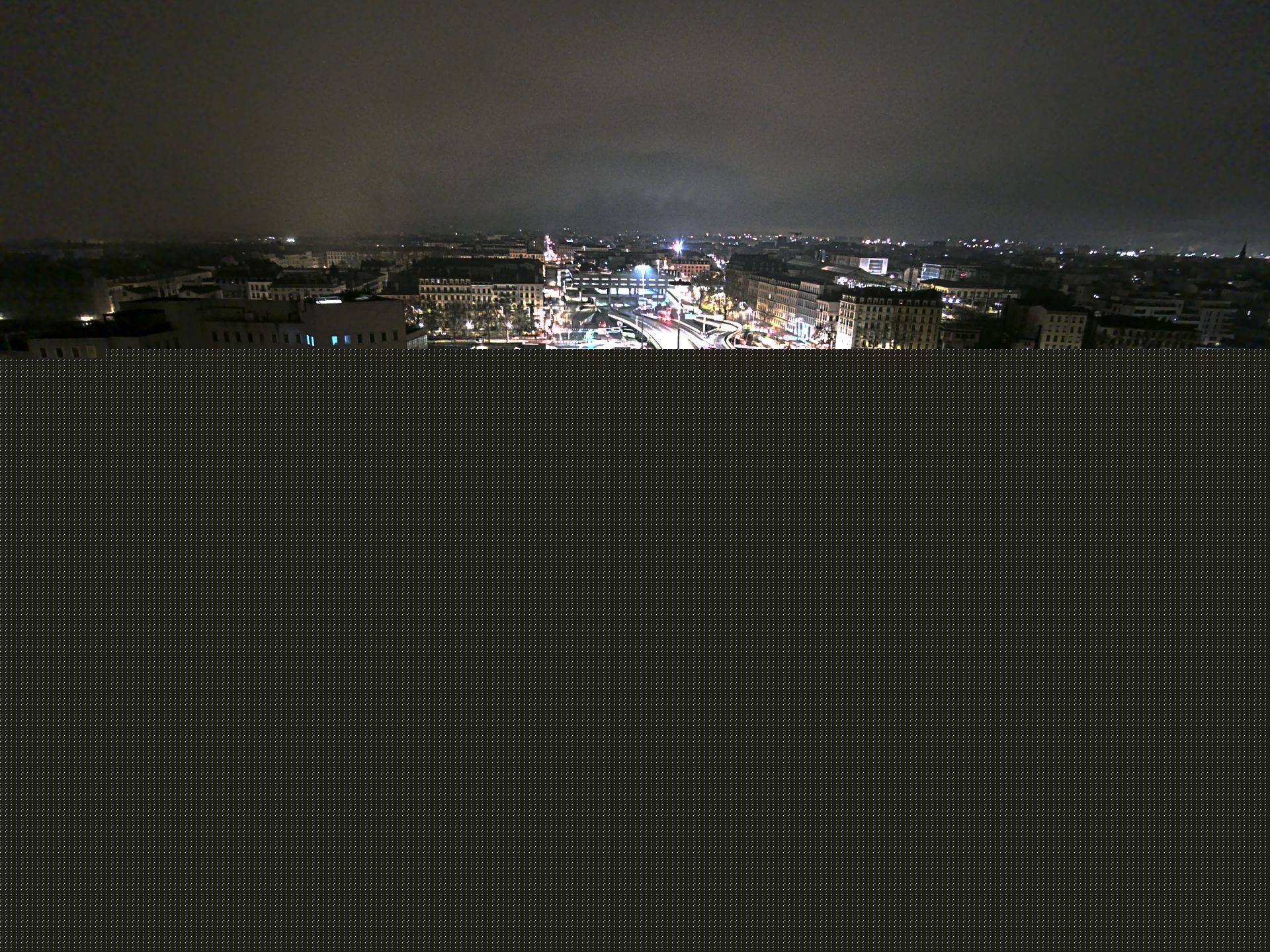 Caméra autoroute à Lyon Perrache à l'entrée Sud du Tunnel sous Fourvière, en direction de Marseille