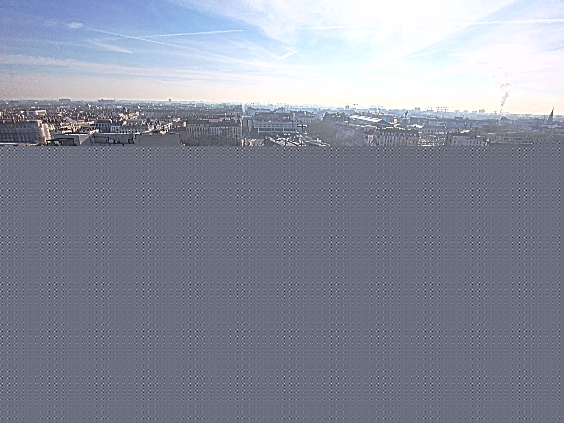 Caméra autoroute à Lyon Perrache à l'entrée Sud du Tunnel sous Fourvière, en direction de Marseille