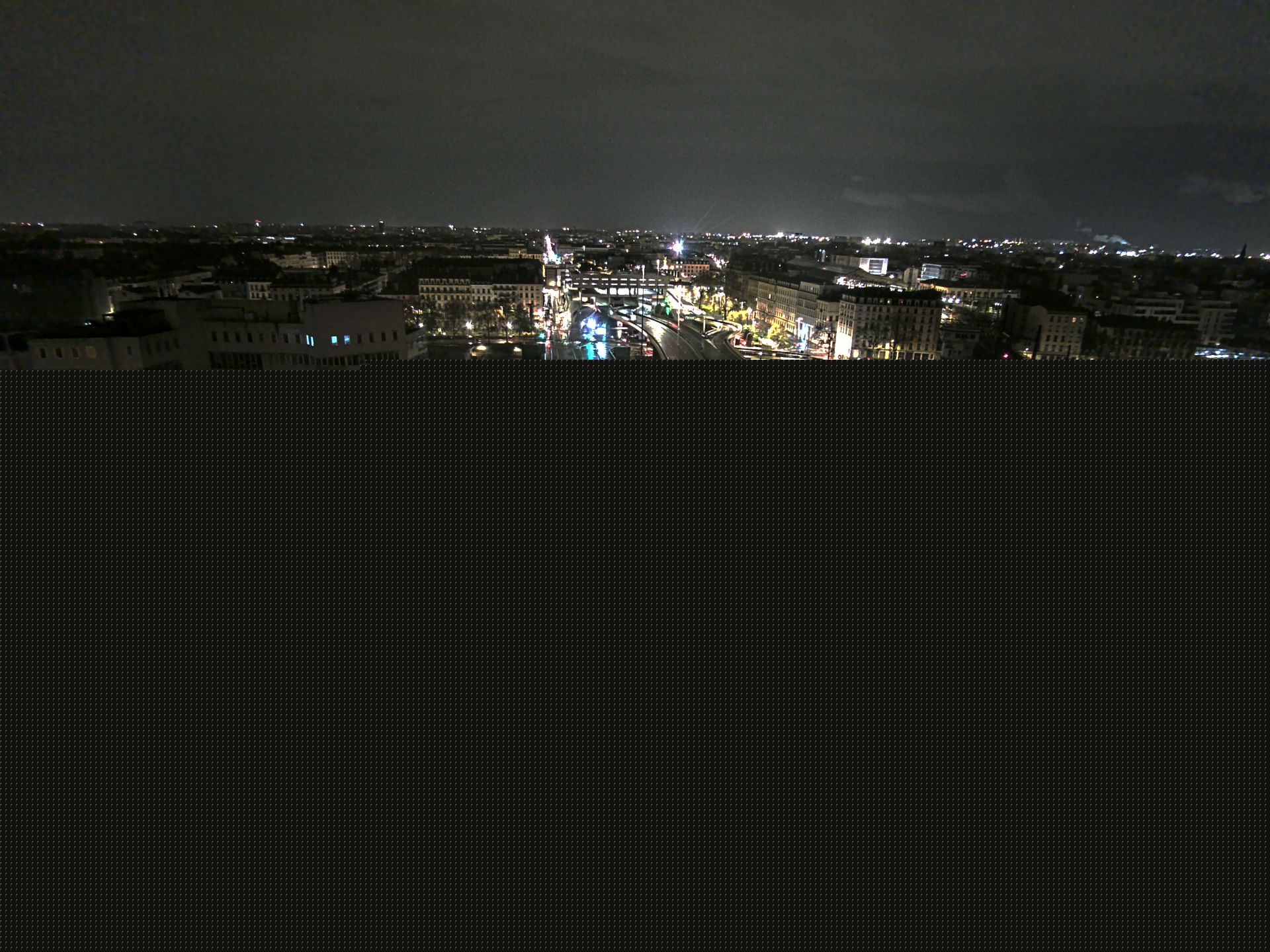 Caméra autoroute à Lyon Perrache à l'entrée Sud du Tunnel sous Fourvière, en direction de Marseille