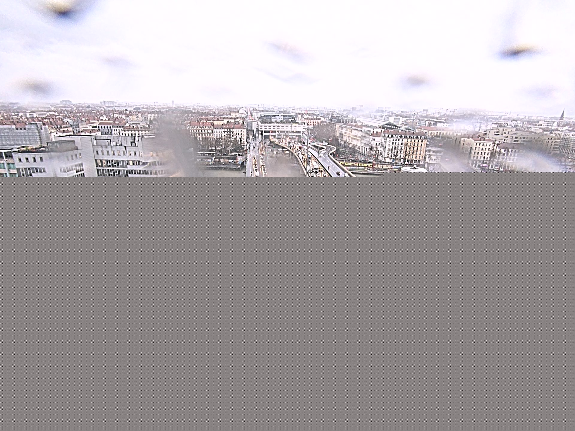 Caméra autoroute à Lyon Perrache à l'entrée Sud du Tunnel sous Fourvière, en direction de Marseille