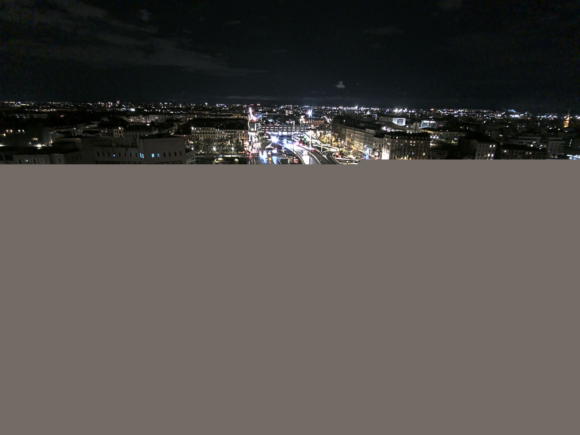 Caméra autoroute à Lyon Perrache à l'entrée Sud du Tunnel sous Fourvière, en direction de Marseille