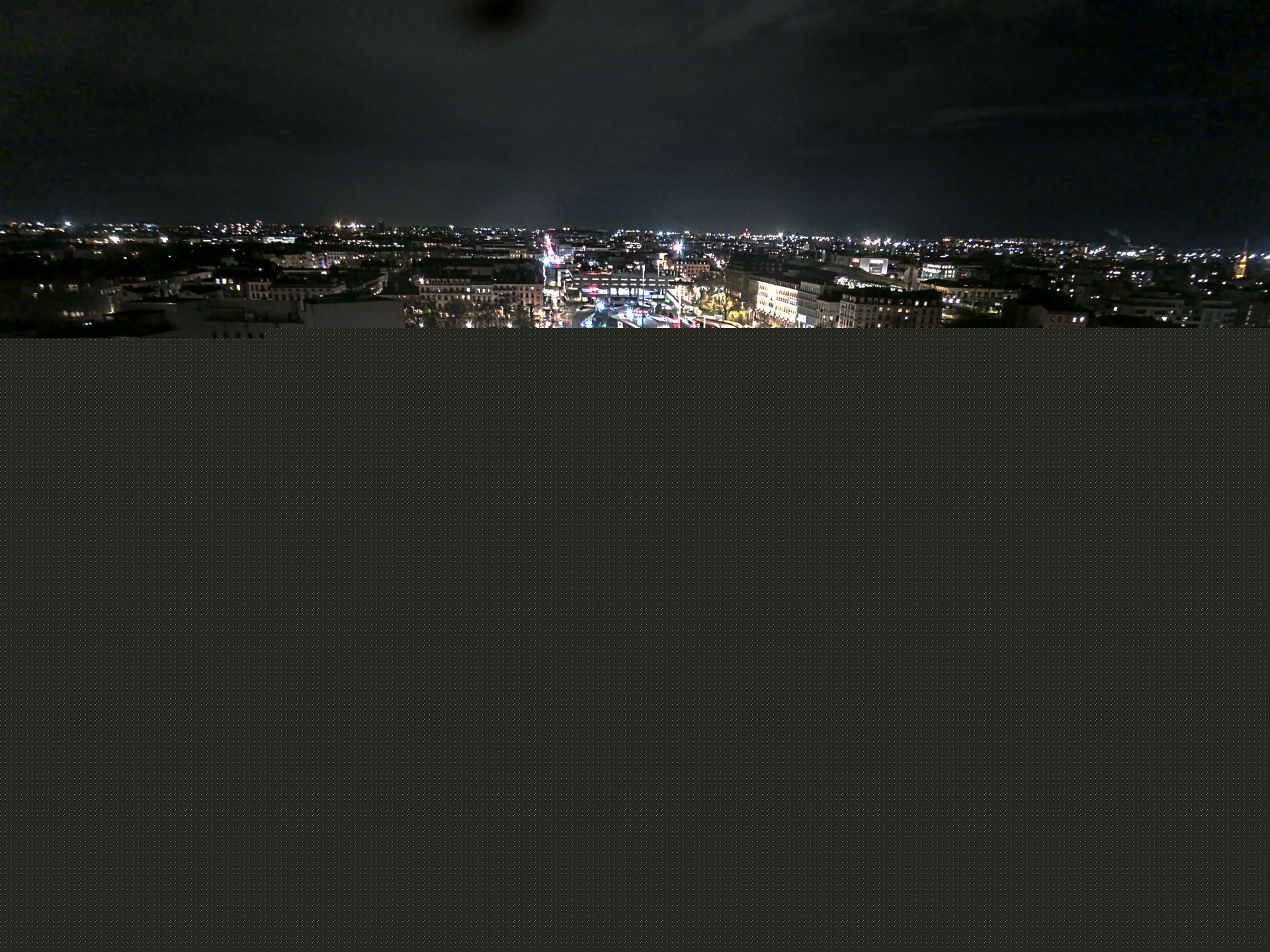 Caméra autoroute à Lyon Perrache à l'entrée Sud du Tunnel sous Fourvière, en direction de Marseille