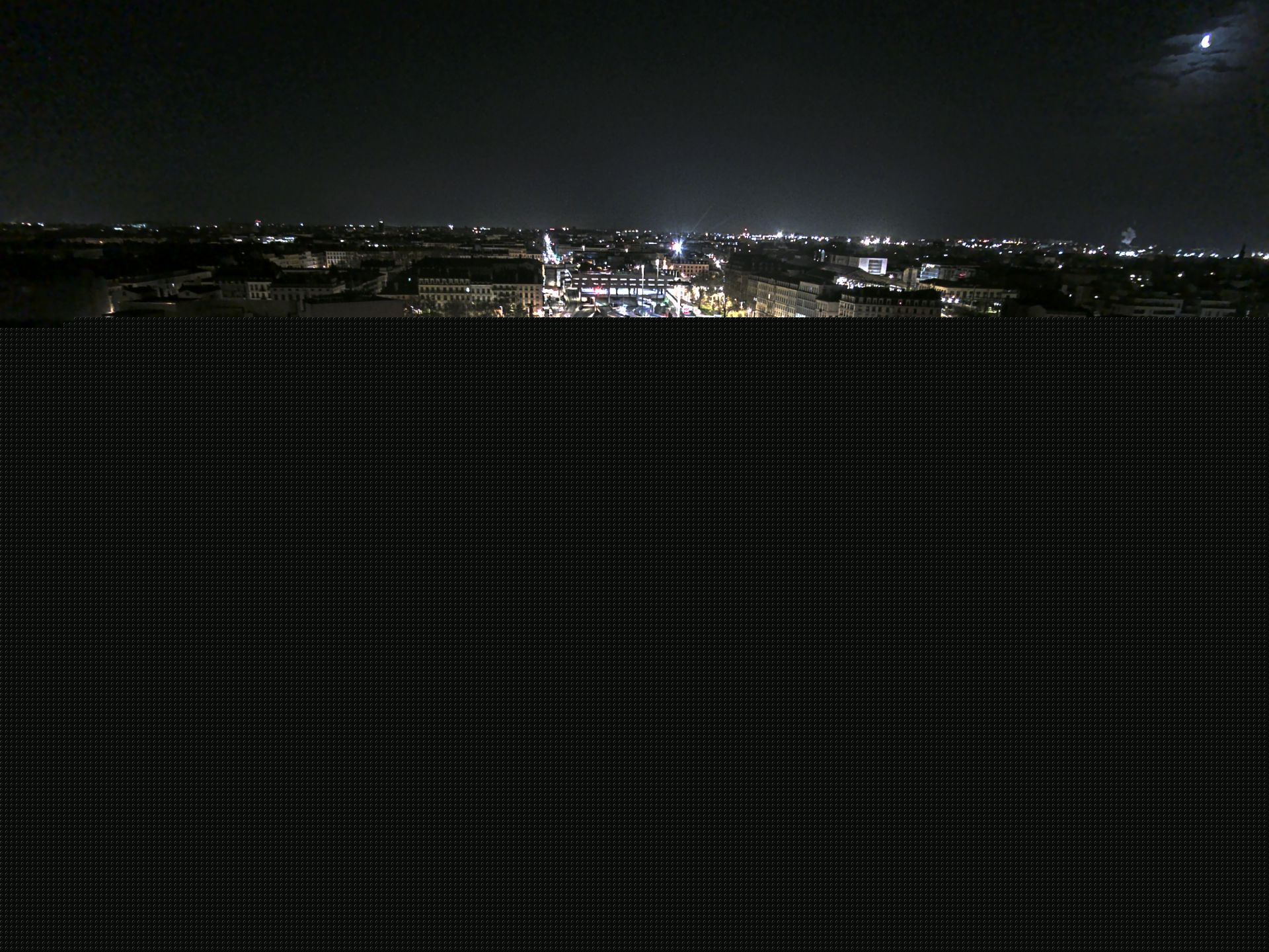 Caméra autoroute à Lyon Perrache à l'entrée Sud du Tunnel sous Fourvière, en direction de Marseille