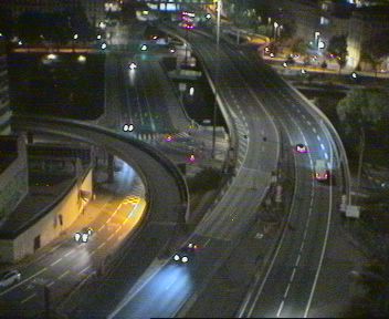 <h2>Caméra autoroute à Lyon Perrache à l'entrée Sud du Tunnel sous Fourvière, en direction de Marseille</h2>